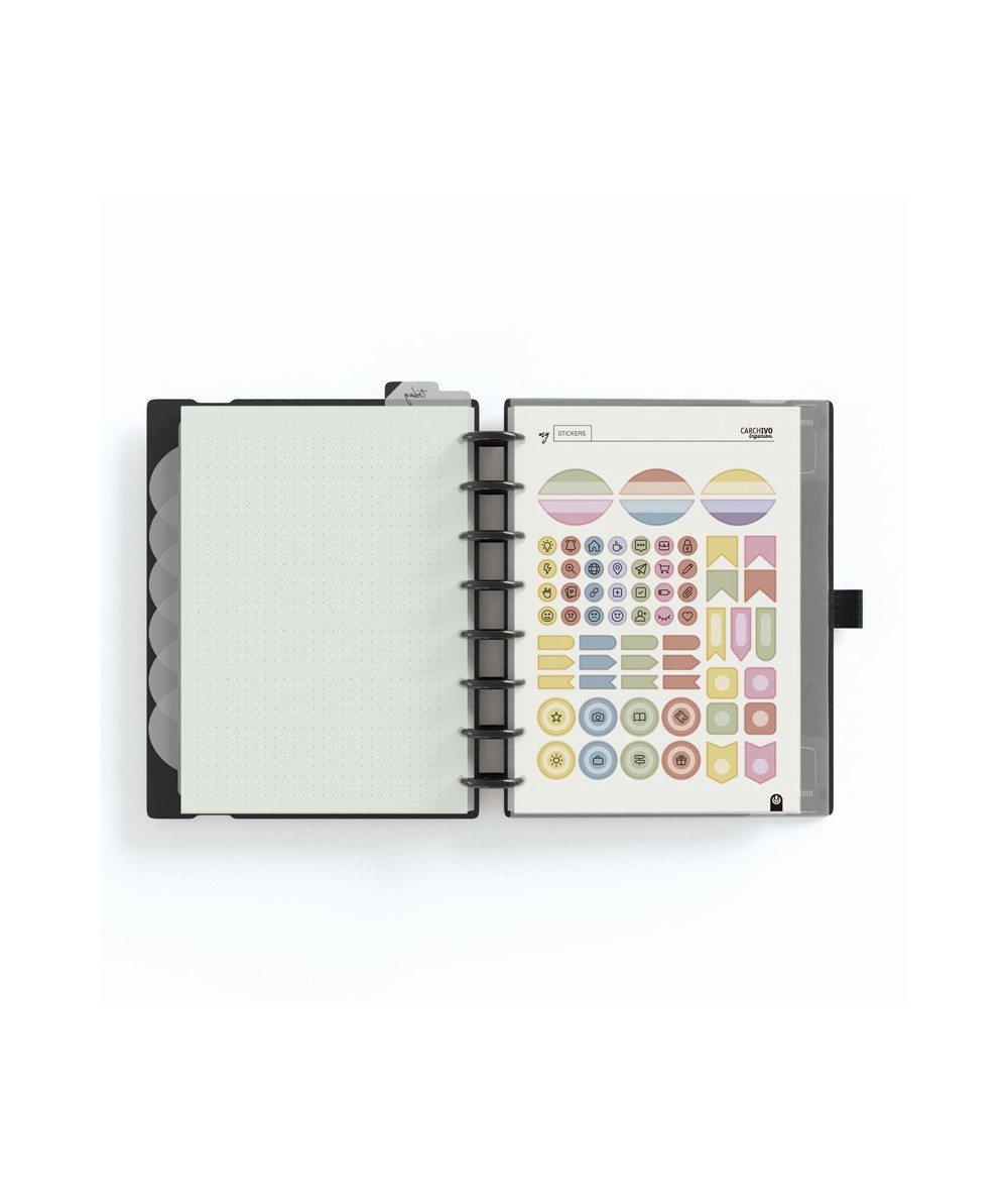 Agenda nedatata - Ingeniox - My Planner Classic, 14 luni - Negru | Carchivo - 1 | YEO