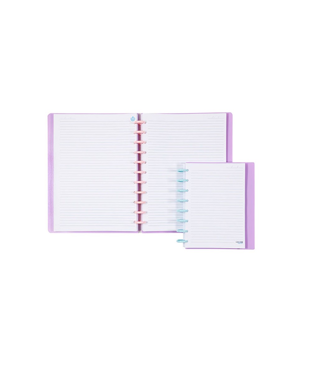 Carnet - Ingeniox - Pastel Colours, A4 Lined - Mauve | Carchivo