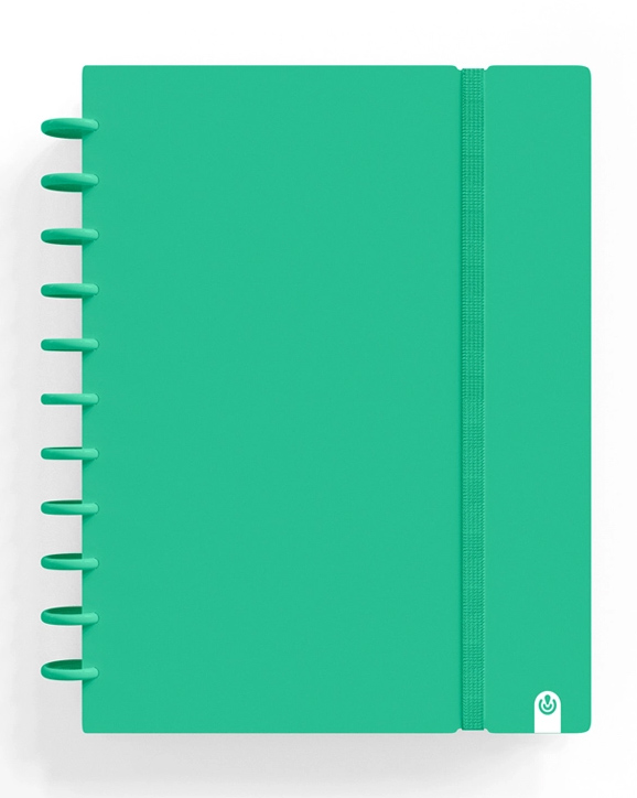 Carnet - Ingeniox - Intense colours, A4 Lined - Green | Carchivo