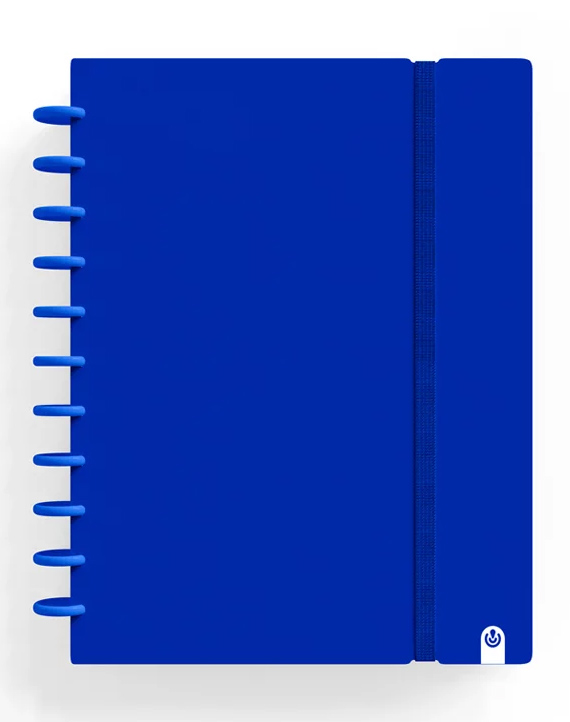 Carnet - Ingeniox - Intense colours, A4 Grid - Blue | Carchivo