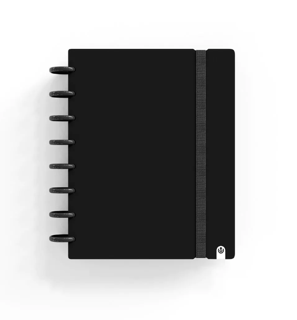 Carnet - Ingeniox - Intense colours, A5 Lined - Black | Carchivo