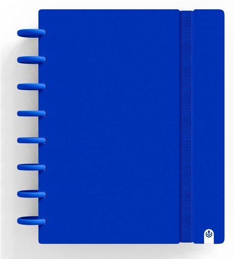 Carnet - Ingeniox - Intense colours, A5 Grid - Blue | Carchivo