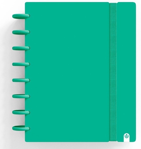 Carnet - Ingeniox - Intense colours, A5 Grid - Green | Carchivo