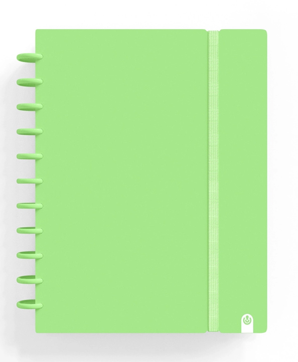 Carnet - Ingeniox - Pastel Colours, A5 Grid - Green | Carchivo - 1 | YEO