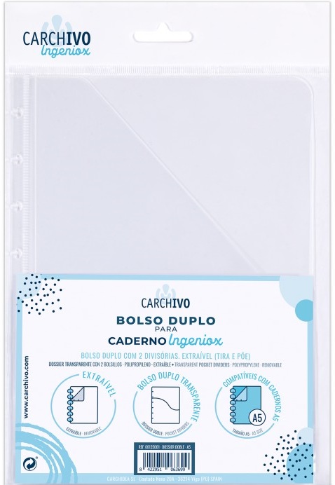 Dosar cu 2 buzunare - Ingeniox two-pocket folder A5 | Carchivo - 1 | YEO