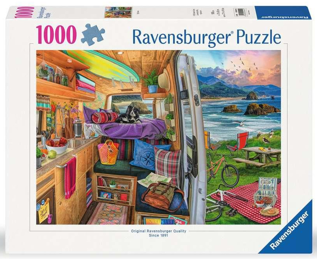 Puzzle 1000 piese - View from the Caravan | Ravensburger - 1