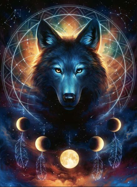 Puzzle 500 de piese - Shining Wolf | Ravensburger