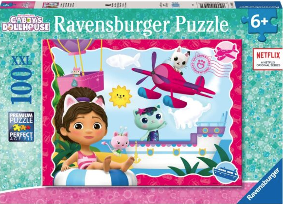 Puzzle 100 piese - Gabby's Dollhouse | Ravensburger - 1