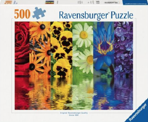 Puzzle 500 piese - Floral Reflections | Ravensburger - 1 | YEO