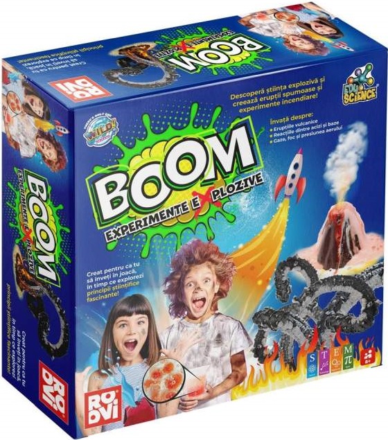 Joc educativ - Boom Experimente Explozive | ROOVI - 3 | YEO