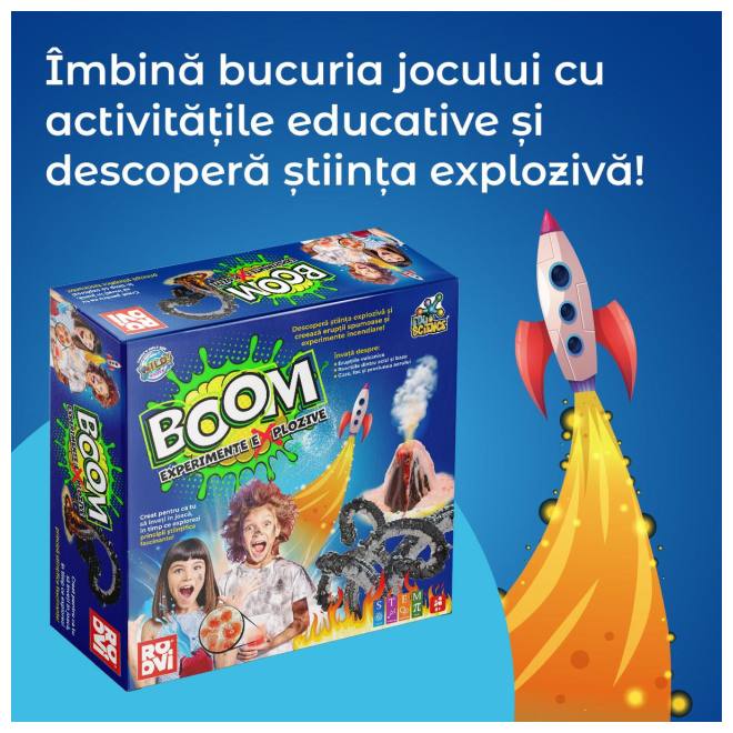 Joc educativ - Boom Experimente Explozive | ROOVI - 2 | YEO