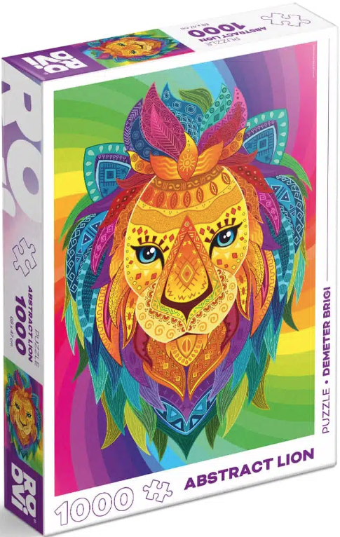 Puzzle 1000 piese - Abstract Lion | ROOVI - 1 | YEO