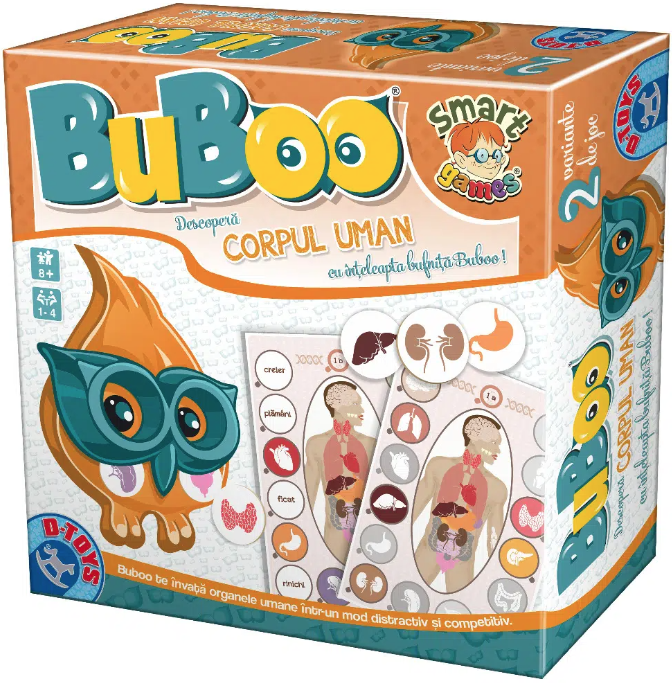 Joc educativ - Buboo - Descopera corpul uman  | D-Toys - 2 | YEO