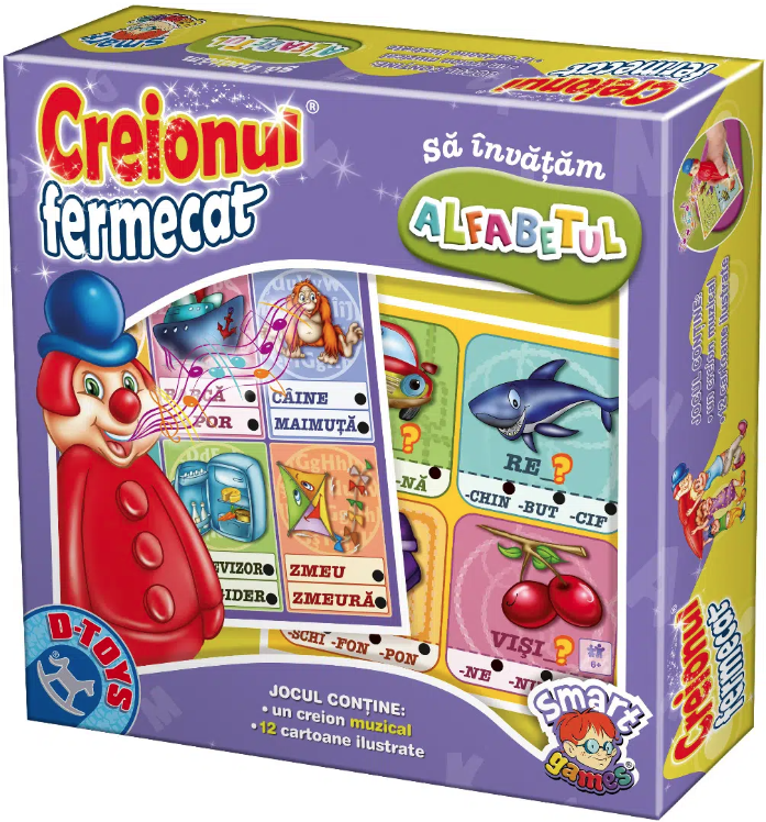 Joc interactiv - Creionul fermecat - Sa invatam alfabetul | D-Toys - 2 | YEO