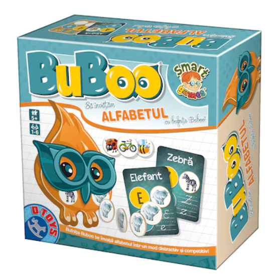 Joc - Buboo - Sa invatam alfabetul | D-Toys