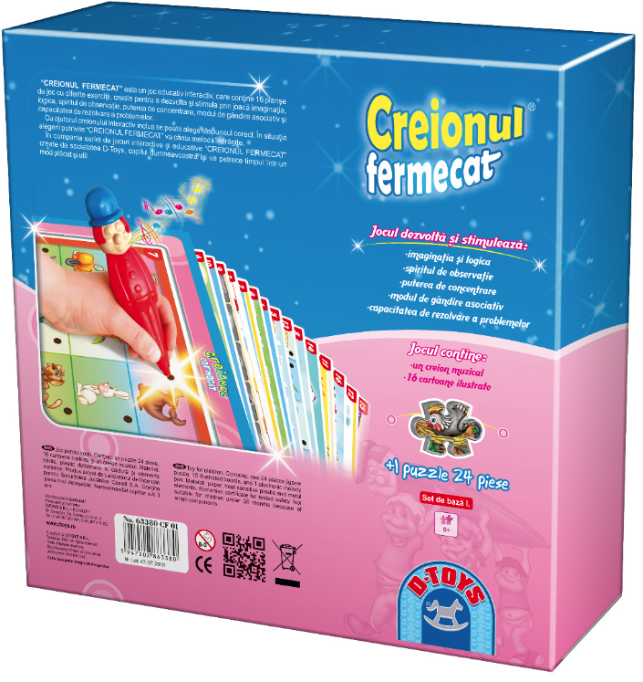 Joc educativ - Creionul fermecat, Set baza 1 | D-Toys