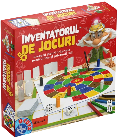 Joc - Inventatorul de jocuri - Creeaza-ti propriul joc de societate | D-Toys - 1 | YEO