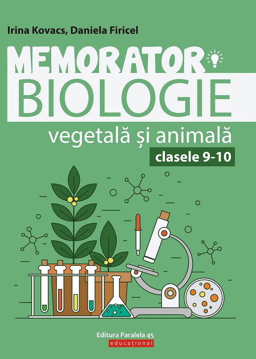 Memorator de biologie vegetala si animala pentru clasele IX-X | Daniela Firicel, Irina Kovacs carturesti.ro