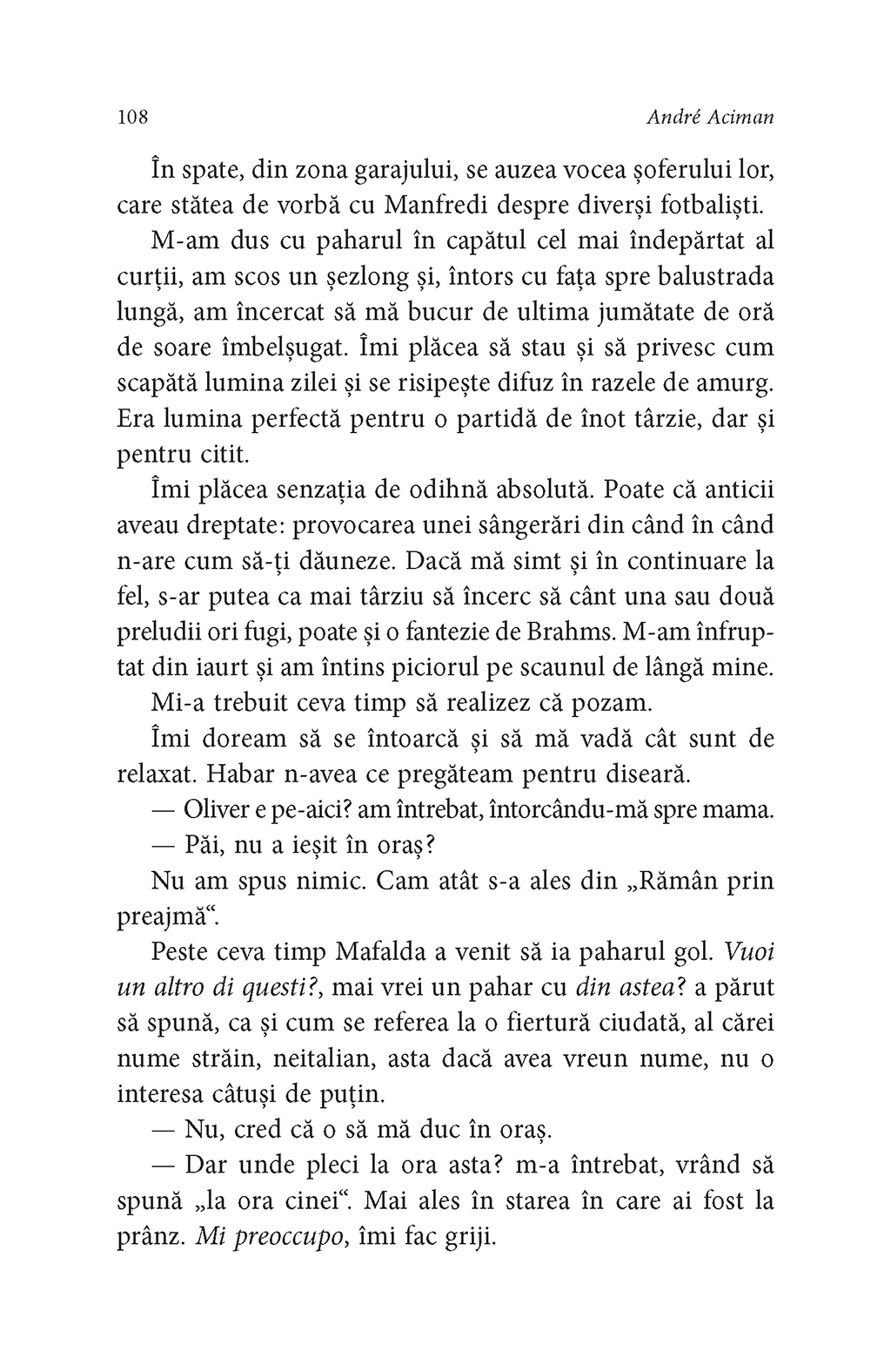 Striga-ma pe numele tau | Andre Aciman - 8 | YEO