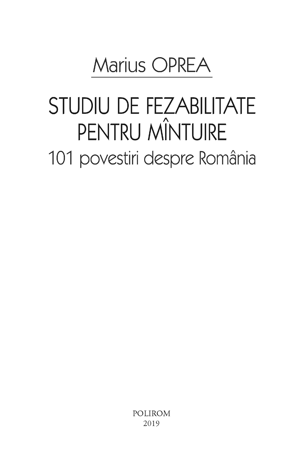 Studiu de fezabilitate pentru mintuire | Marius Oprea - 6 | YEO