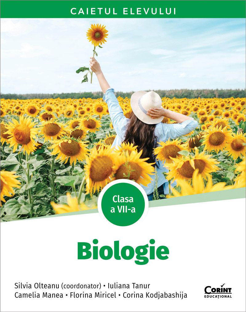 Biologie. Caietul elevului pentru clasa a VII-a | Silvia Olteanu, Iuliana Tanur, Camelia Manea, Florina Miricel, Corina Kodjabashija