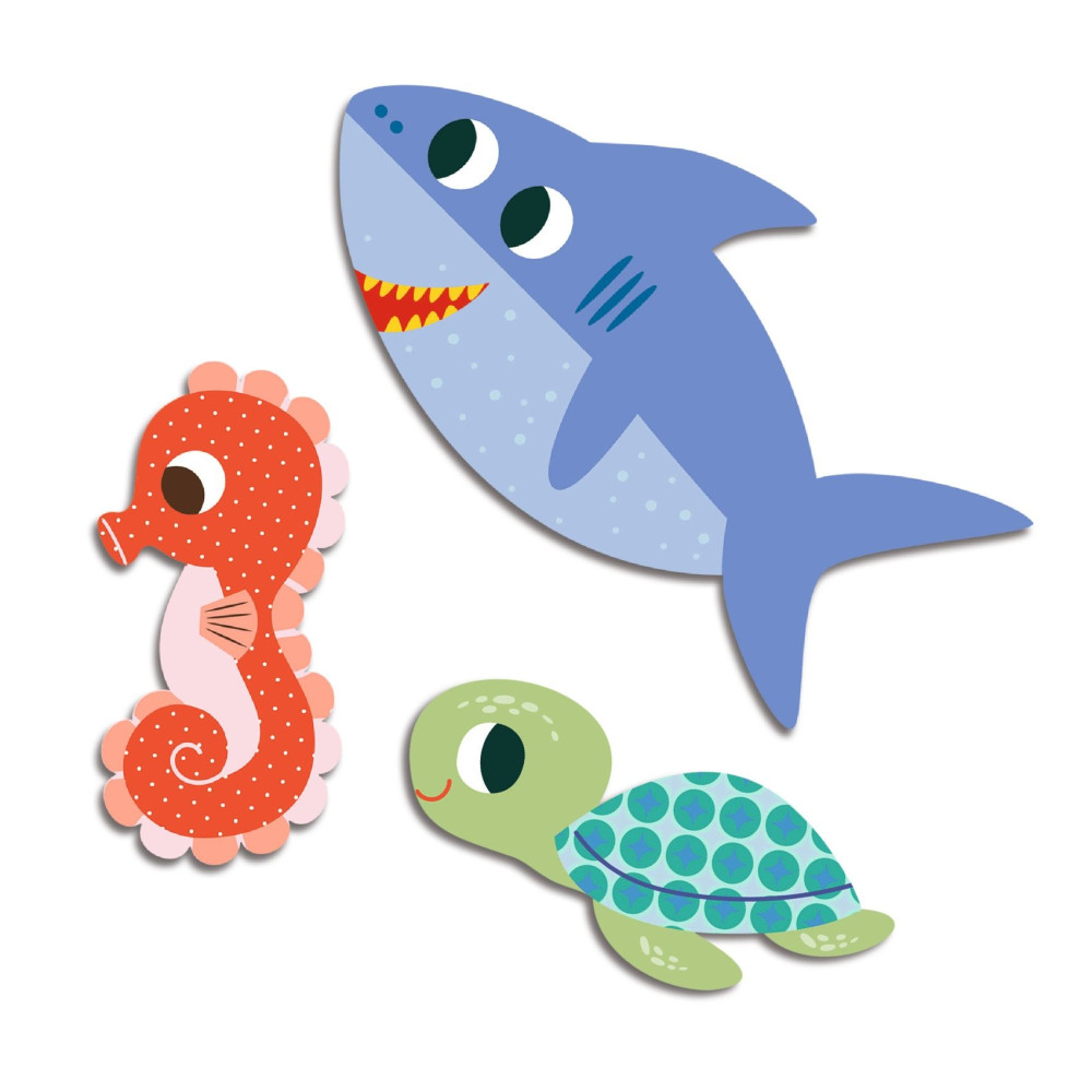 Set 62 stickers - Fauna Marina | Djeco