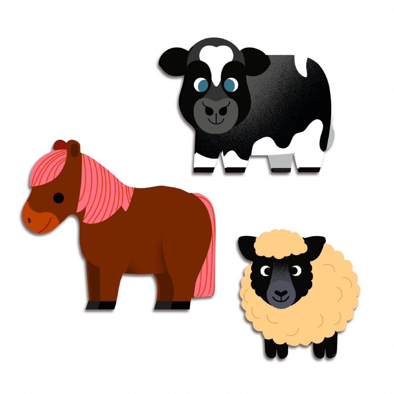 Set 62 stickers - Animale | Djeco