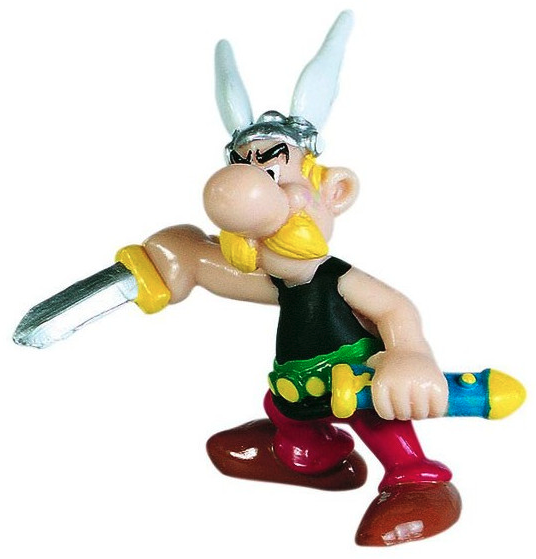 Figurina - Asterix & Obelix - Asterix Holding Sword | Plastoy