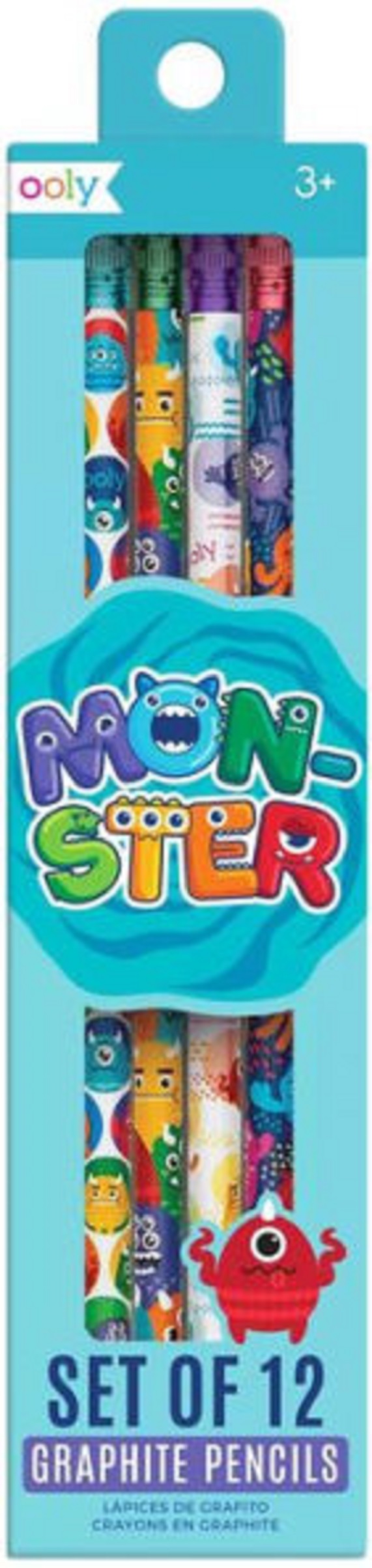 Set 6 pixuri - Monstri - Multicolor | Ooly