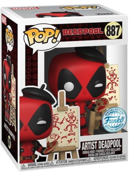 Figurina - Pop! Deadpool - Artist Deadpool - Special edition | Funko - 1 | YEO