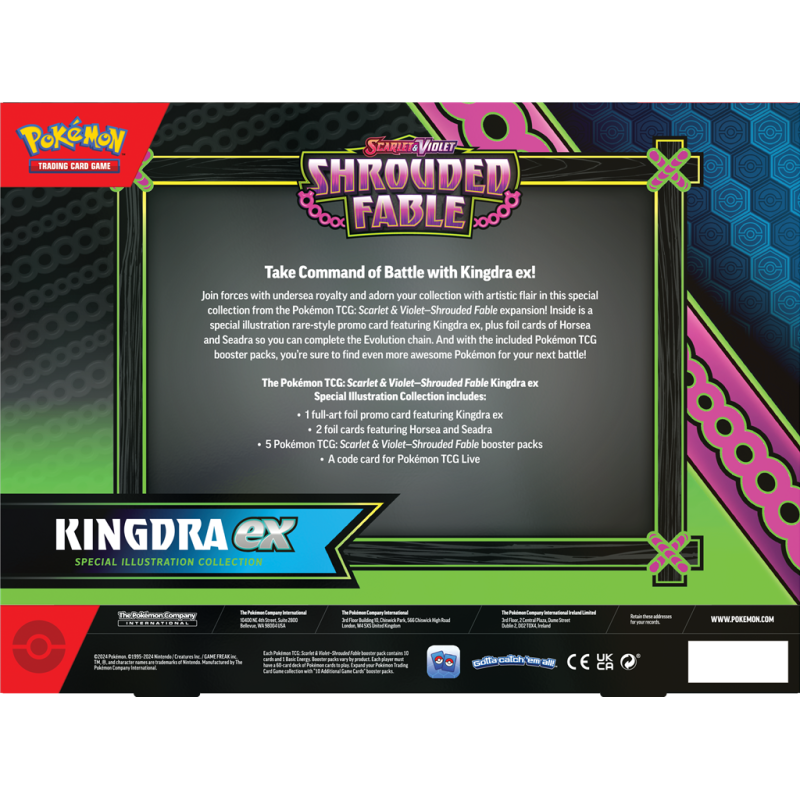 Pokemon TCG - Scarlet & Violet - Shrouded Fable - Kingdra or Greninja Special Collection (2 modele - pret pe bucata) | The Pokemon Company - 3 | YEO