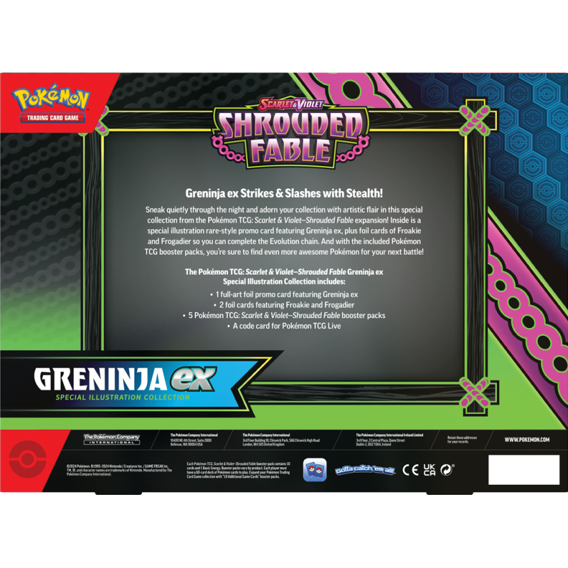 Pokemon TCG - Scarlet & Violet - Shrouded Fable - Kingdra or Greninja Special Collection (2 modele - pret pe bucata) | The Pokemon Company - 4 | YEO