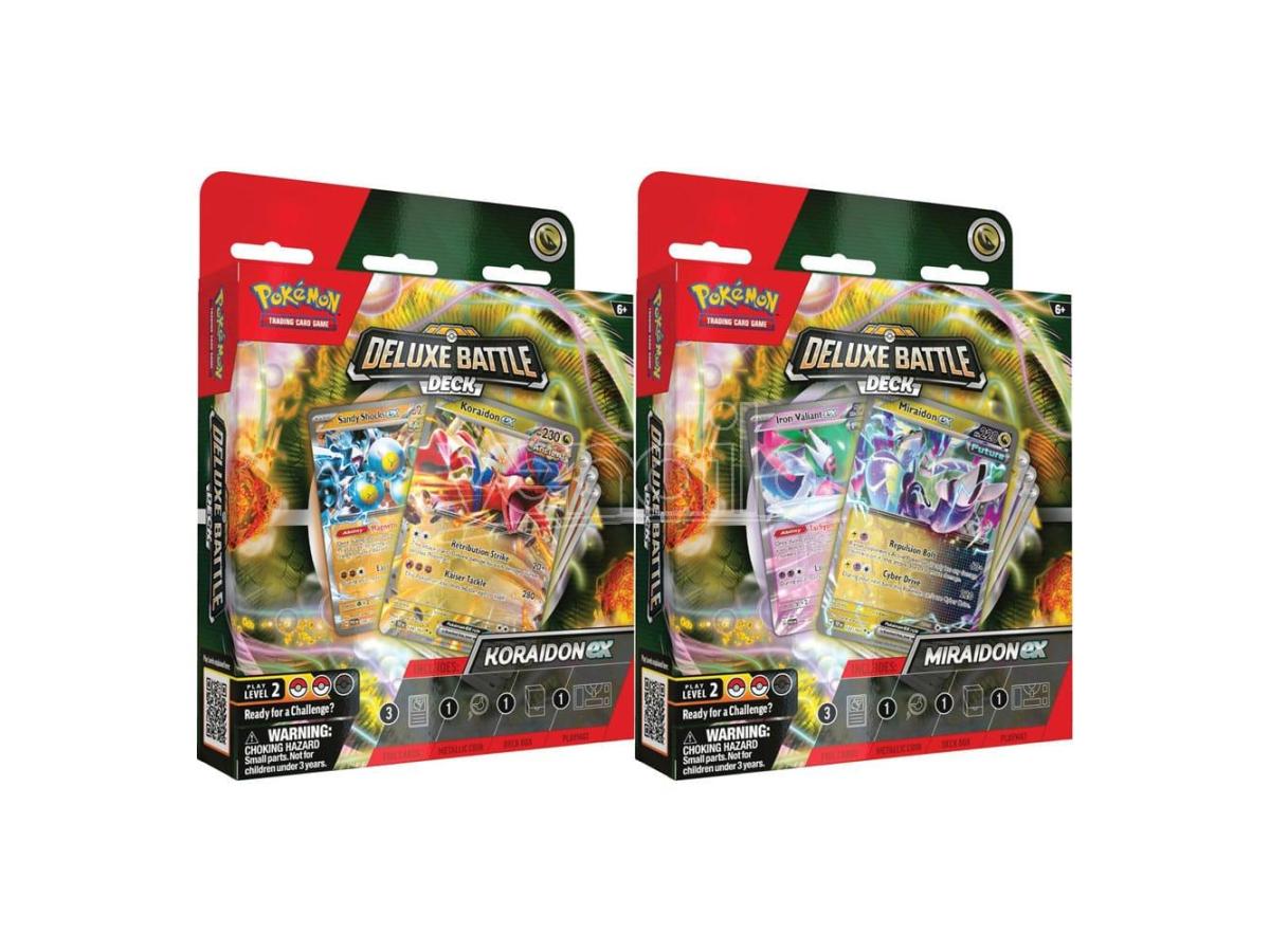 Pokemon TCG - Miraidon ex & Koraidon ex Deluxe Battle Deck (2 modele - pret pe bucata) | The Pokemon Company - 1 | YEO