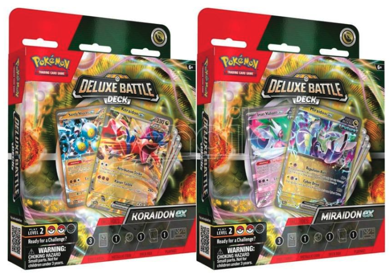 Pokemon TCG - Miraidon ex & Koraidon ex Deluxe Battle Deck (2 modele - pret pe bucata) | The Pokemon Company - 2 | YEO