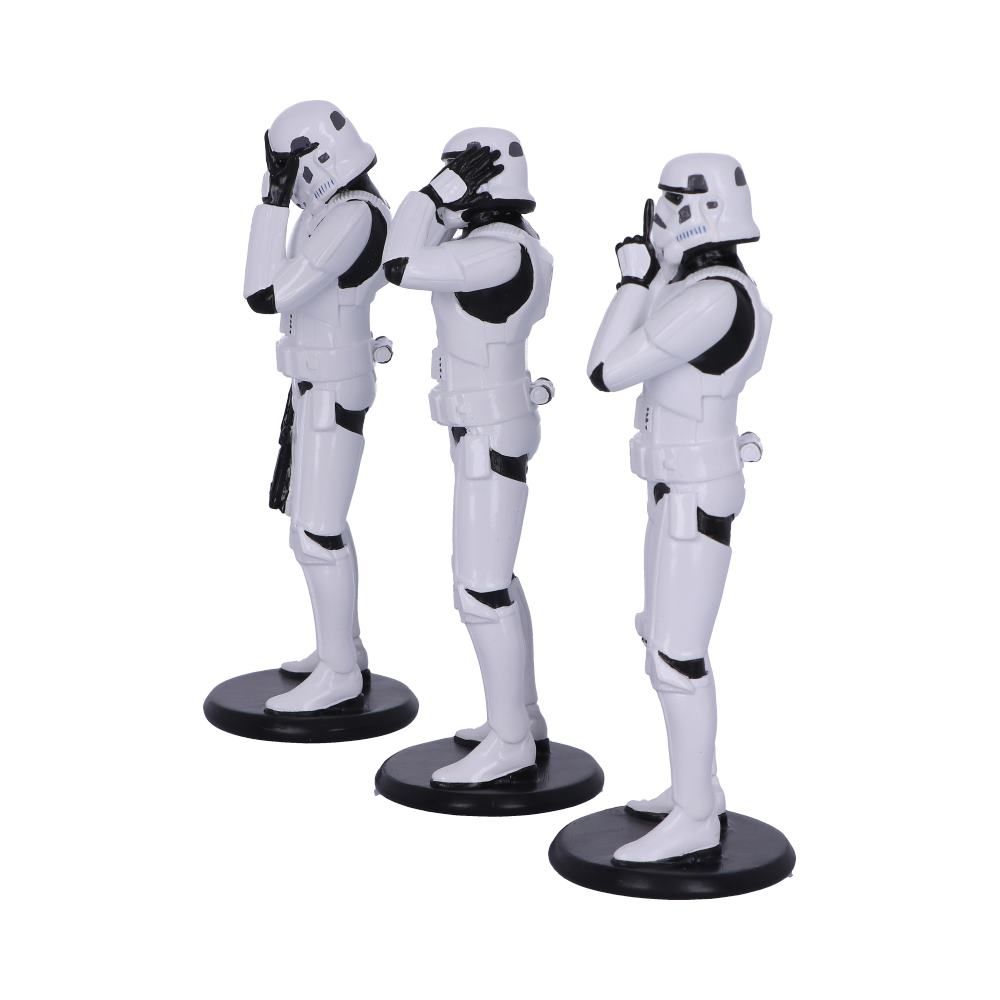 Set 3 figurine - Star Wars - Three Wise Stormtroopers | Nemesis Now - 3 | YEO