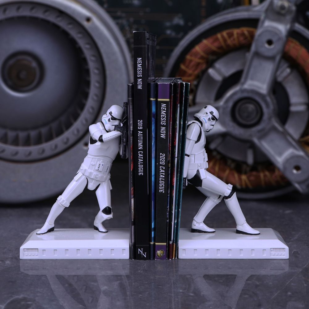 Set 2 suporturi laterale pentru carti - Stormtrooper Bookends | Nemesis Now - 6 | YEO