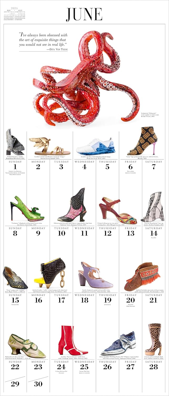 Calendar 2025 - 365 Days of Shoes - Picture-A-Day | Workman Publishing - 1 | YEO