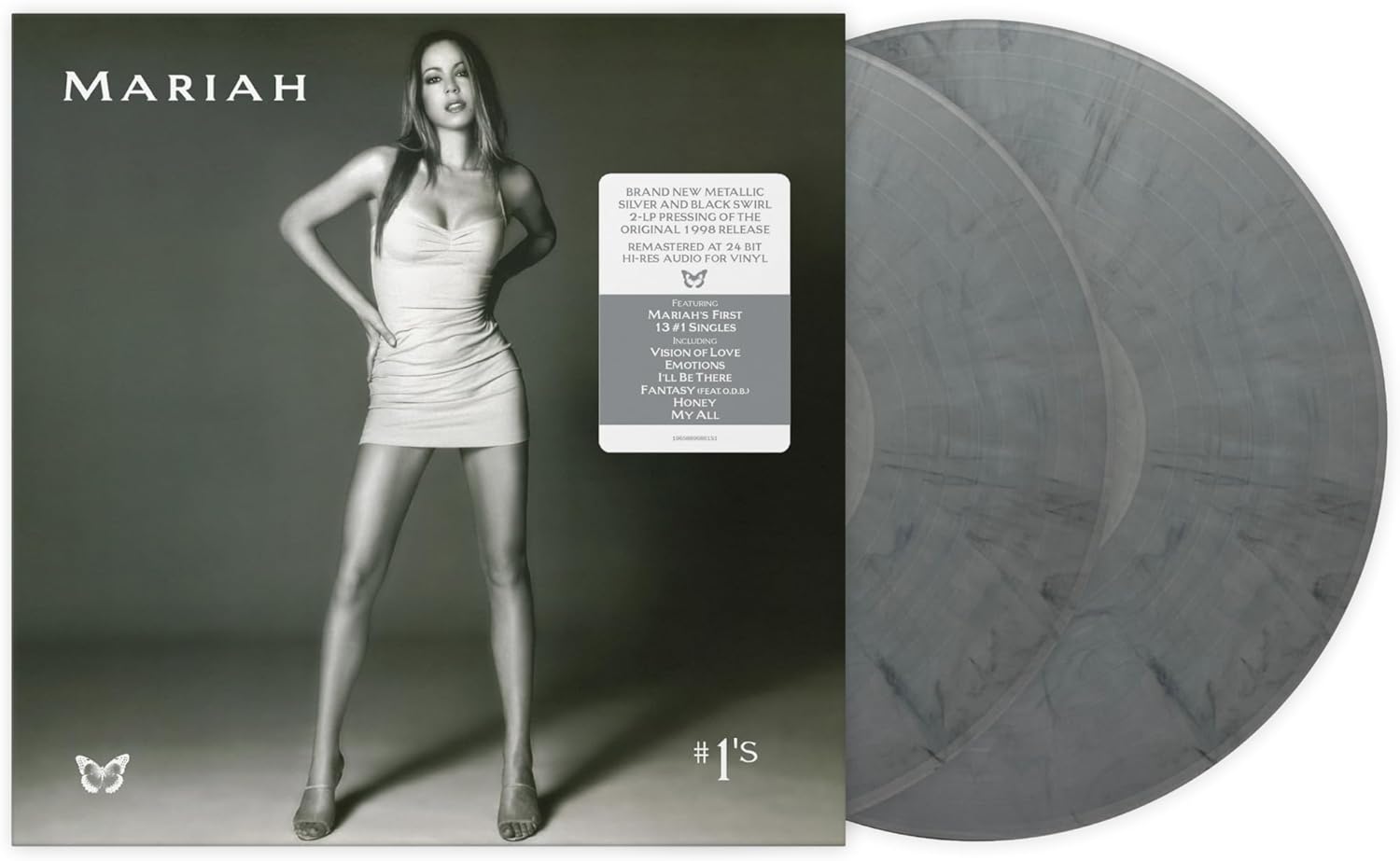 #1\'s (Metallic Silver & Black Swirl Vinyl) | Mariah Carey