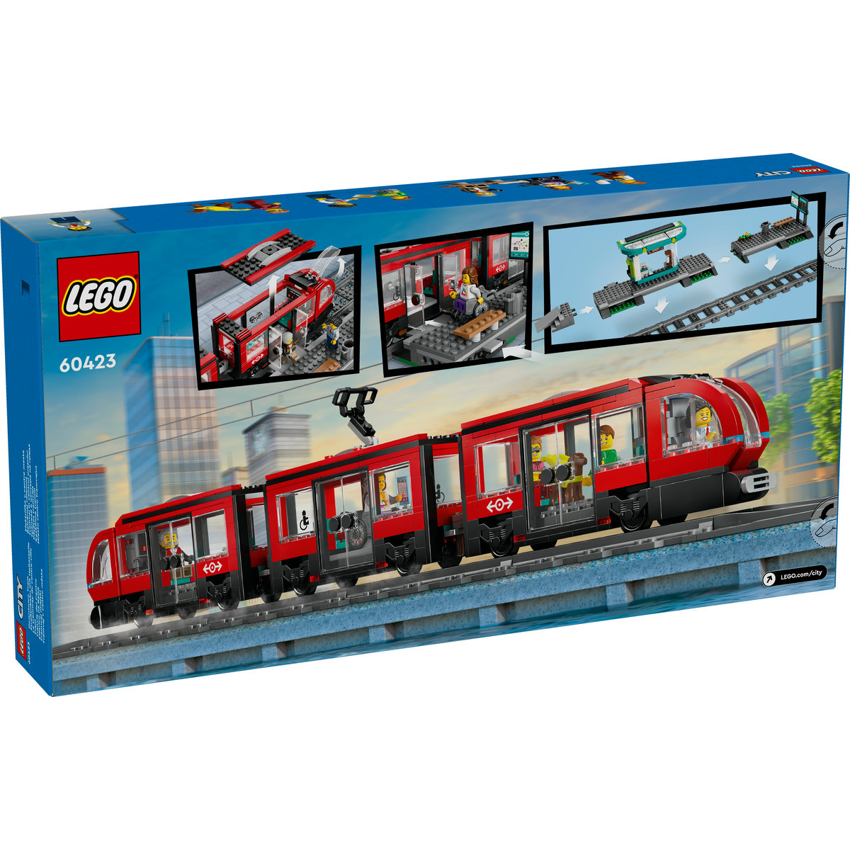 LEGO City - Statie si tramvai in centrul orasului (60423) | LEGO - 6 | YEO