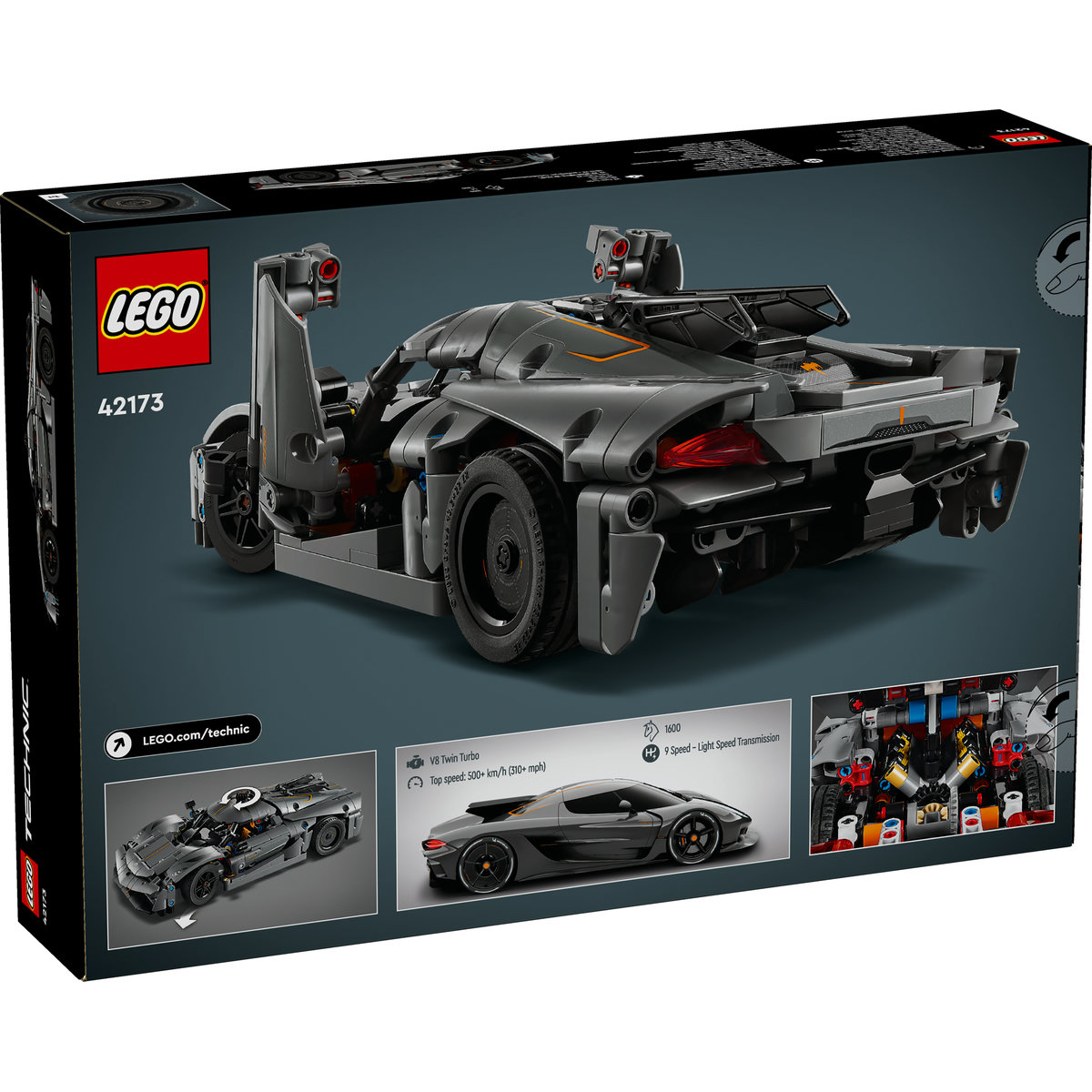 LEGO Technic - Hipermasina Koenigsegg Jesko Absolut(42173) | LEGO - 9 | YEO