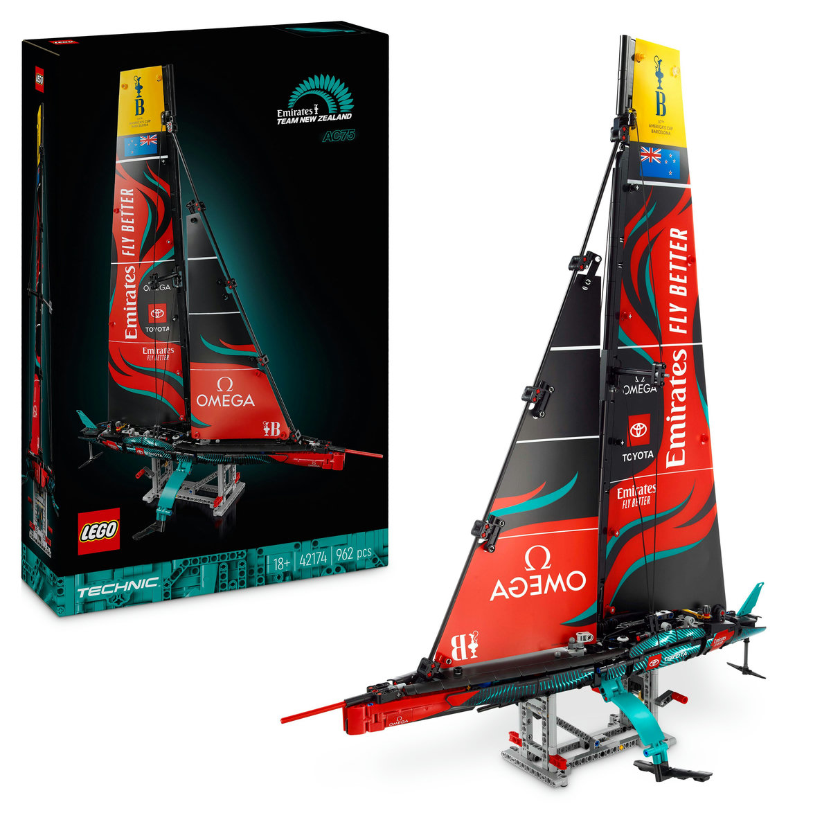 LEGO Technic - Iahtul Emirates Team New Zealand AC75(42174) | LEGO