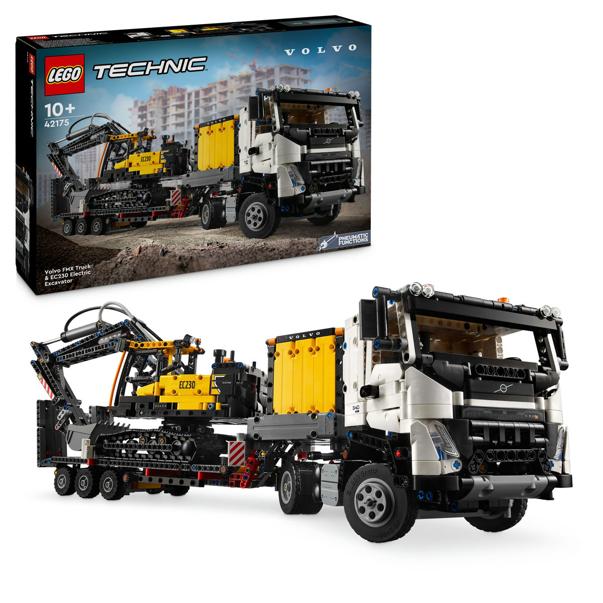 LEGO Technic - Camionul FMX si excavatorul electric EC230 de la Volvo(42175) | LEGO