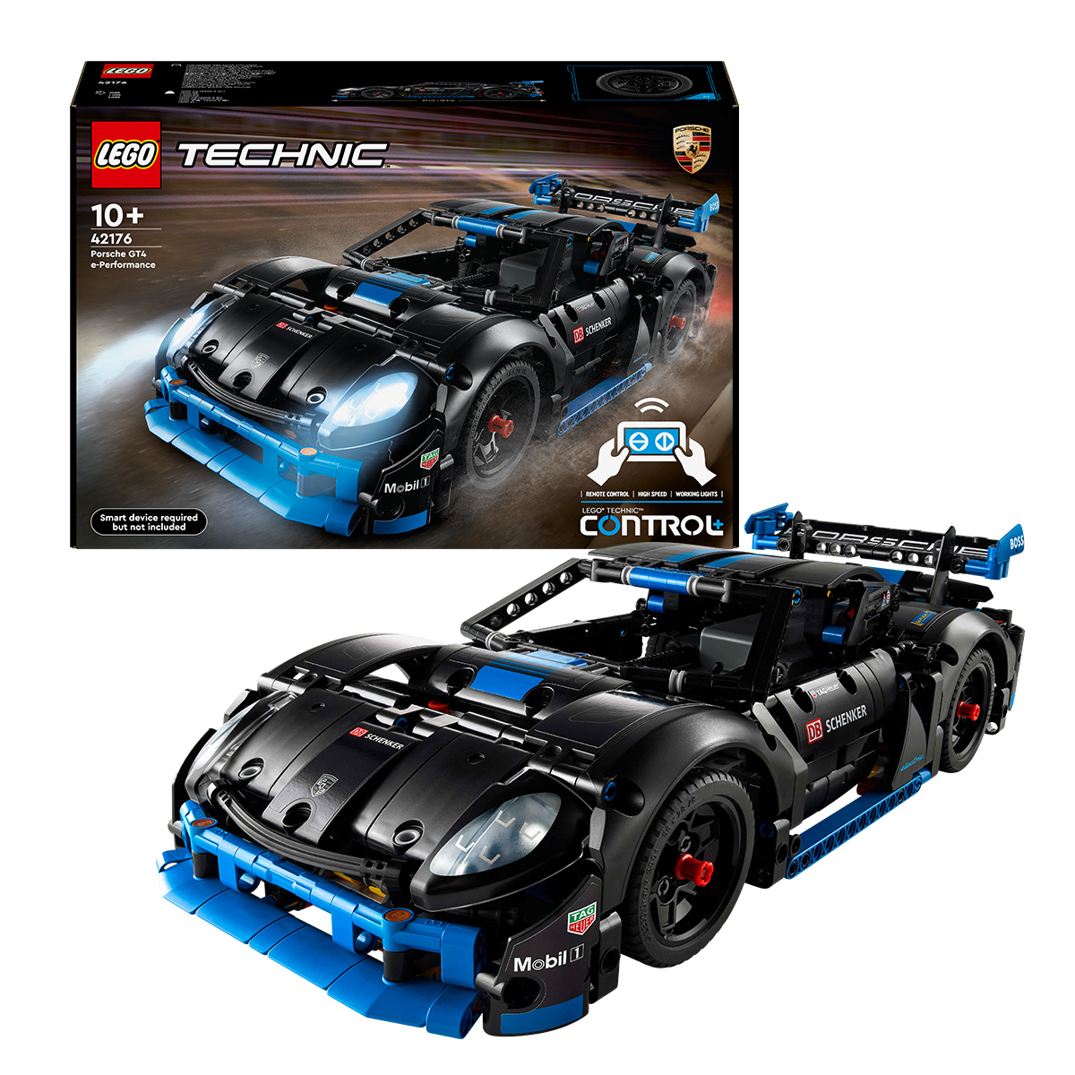 LEGO Technic - Masina de curse Porsche GT4 e-Performance(42176) | LEGO