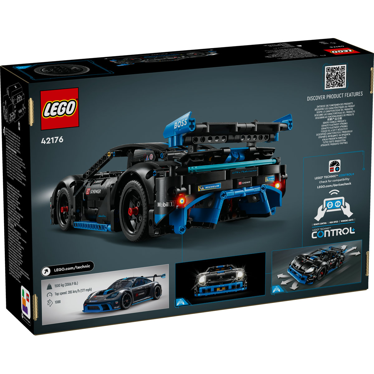 LEGO Technic - Masina de curse Porsche GT4 e-Performance(42176) | LEGO - 1 | YEO