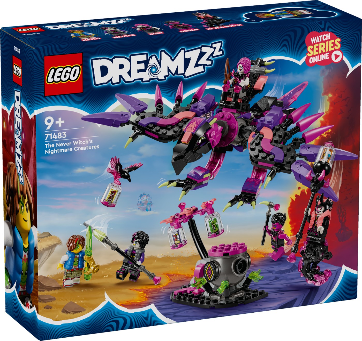 LEGO DreamZzz - Creaturile de cosmar ale vrajitoarei din Never(71483) | LEGO - 7 | YEO