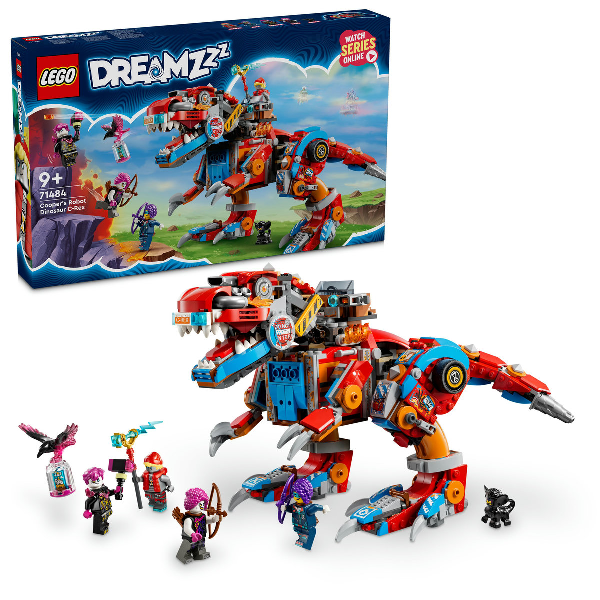 LEGO DreamZzz - Dinozaurul robot C-Rex al lui Cooper(71484) | LEGO