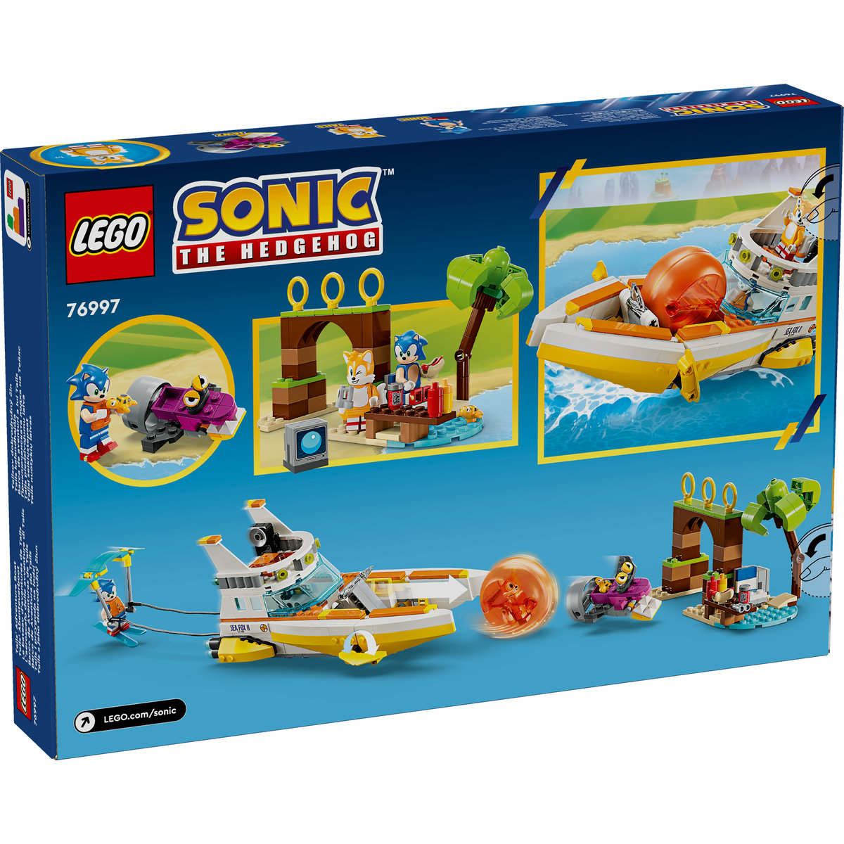 LEGO Sonic - Barca de aventuri a lui Tails(76997) | LEGO - 1 | YEO