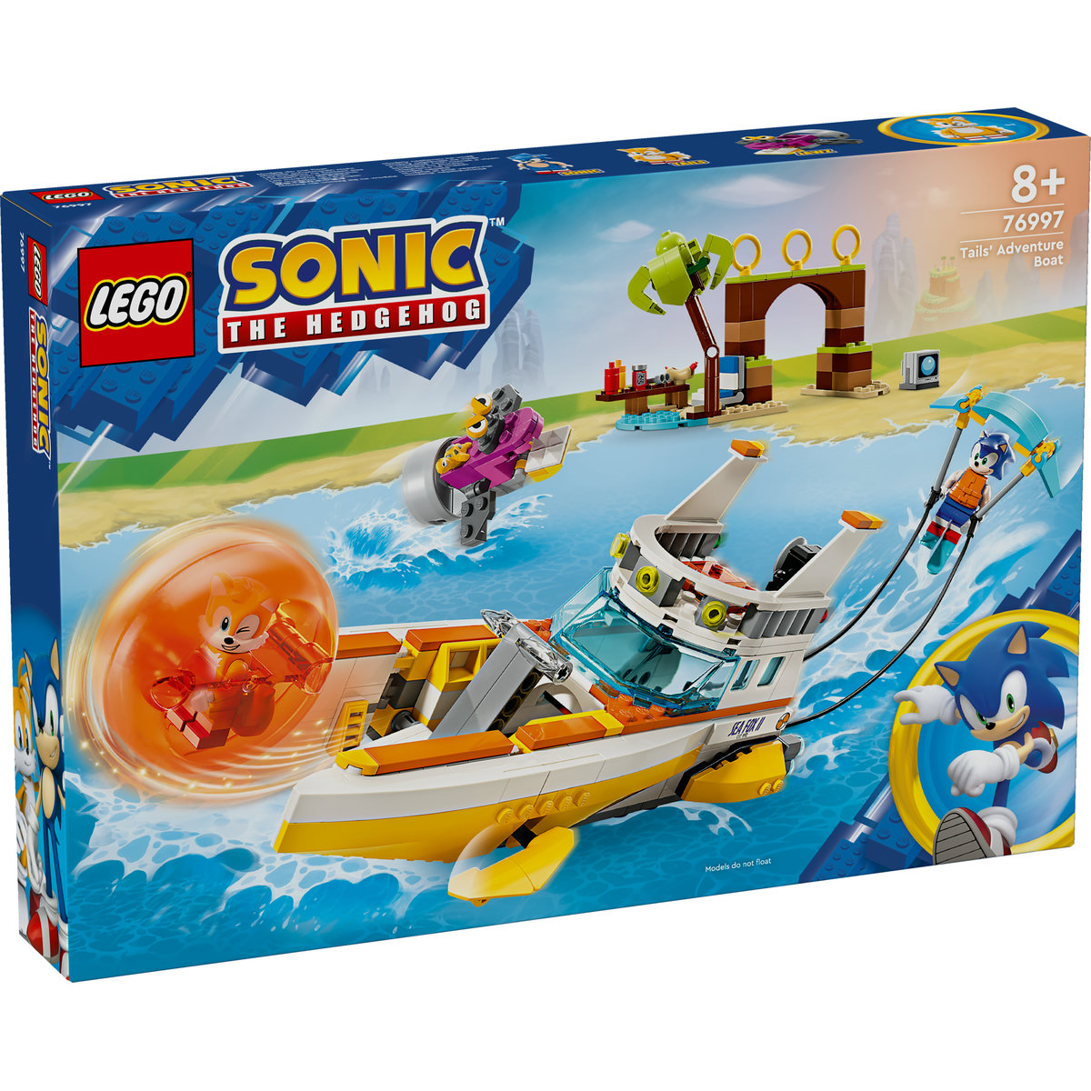 LEGO Sonic - Barca de aventuri a lui Tails(76997) | LEGO - 9 | YEO