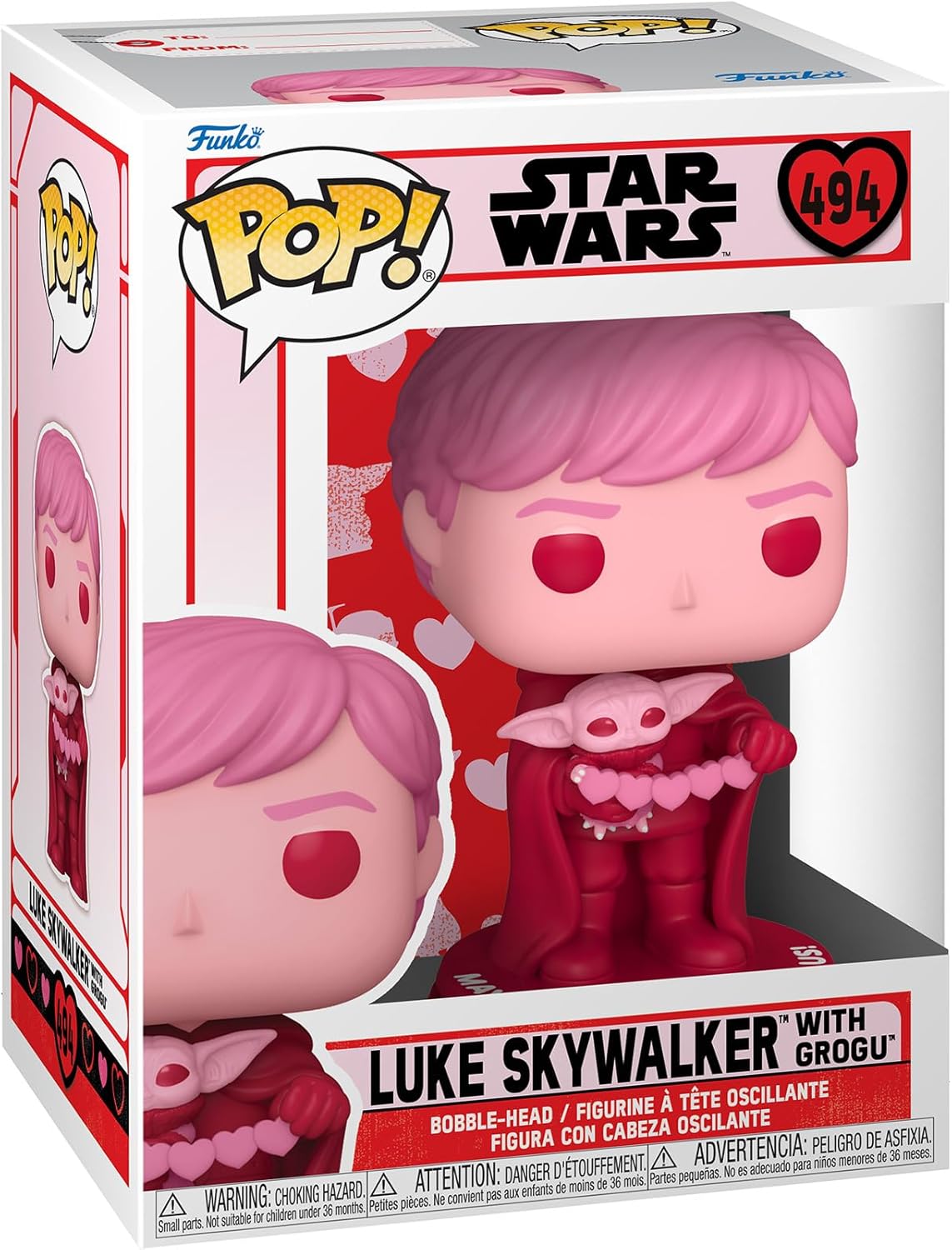 Figurina - Pop! - Star Wars: Luke Skywalker with Grogu | Funko - 2 | YEO