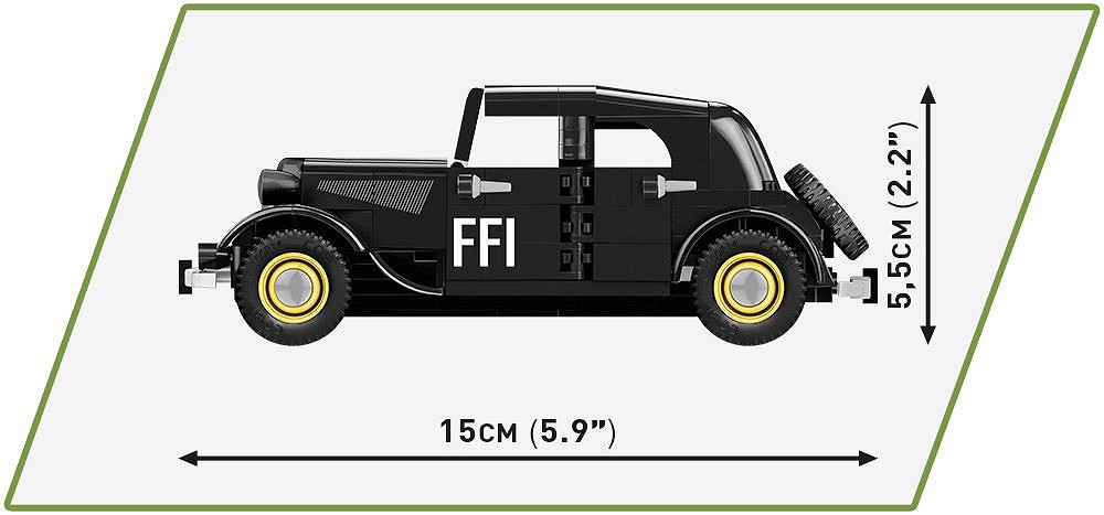 Set de constructie - Citroen Traction 11CVBL | Cobi - 3 | YEO